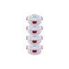 Joseph Joseph Nest™ Lock 4-Piece 1 Litre Round Food Container Set