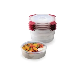 Joseph Joseph Nest™ Lock 4-Piece 1 Litre Round Food Container Set