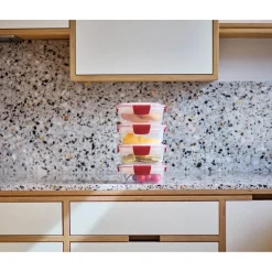 Joseph Joseph Nest™ Lock 4-Piece 1 Litre Round Food Container Set