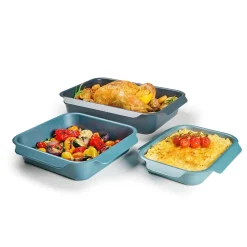 Joseph Joseph  Nest™ Oven Non-Stick Set of 3 Roasting Trays - Blue