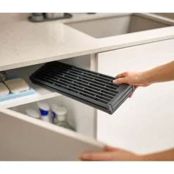 Joseph Joseph Platform Folding Over Sink Drainer - Grey