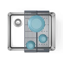 Joseph Joseph Platform Folding Over Sink Drainer - Grey