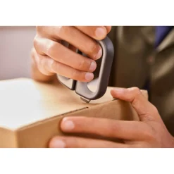 Joseph Joseph PlusCut Scissors with Integrated Box Cutter - Grey