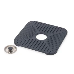 Joseph Joseph SinkShield™ Grey Sink Protector With Plug - Small