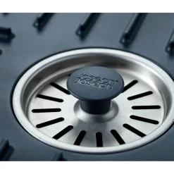 Joseph Joseph SinkShield™ Grey Sink Protector With Plug - Small