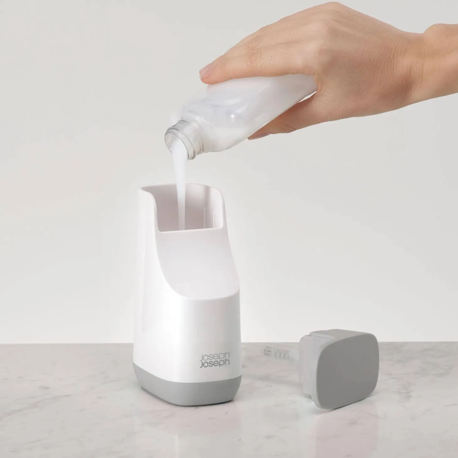 Joseph Joseph Slim Compact Soap Pump - Grey