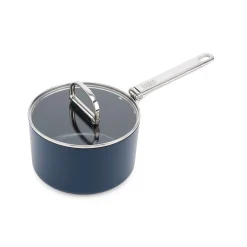 Joseph Joseph Space 19cm Non-Stick Folding Handle Saucepan & Lid - Midnight Blue