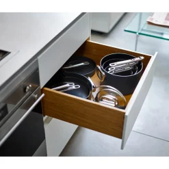 Joseph Joseph Space 19cm Non-Stick Folding Handle Saucepan & Lid - Midnight Blue