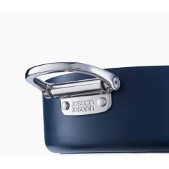 Joseph Joseph Space 28cm Non-Stick Folding Handle Shallow Casserole Pan - Midnight Blue