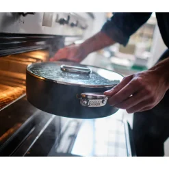 Joseph Joseph Space 28cm Non-Stick Folding Handle Shallow Casserole Pan - Midnight Blue