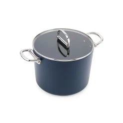 Joseph Joseph Space 25cm Non-Stick Folding Handle Stock Pot & Lid - Midnight Blue