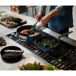 Joseph Joseph Space Folding Handle 3-Piece Cookware Set - Midnight Blue