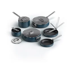 Joseph Joseph Space 6-Piece Non-Stick Folding Handle Cookware Set - Midnight Blue