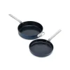 Joseph Joseph Space 2-Piece Non-Stick Folding Handle Frying Pan Set - Midnight Blue
