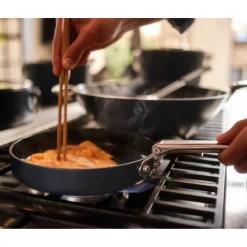 Joseph Joseph Space 2-Piece Non-Stick Folding Handle Frying Pan Set - Midnight Blue