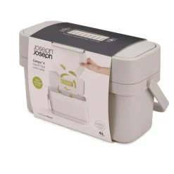 Joseph Joseph Stack 4 Food Waste Caddy - Stone