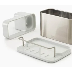 Joseph Joseph Surface Stainless Steel Sink Tidy - Light Stone