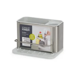 Joseph Joseph Surface Stainless Steel Sink Tidy - Light Stone