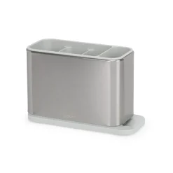 Joseph Joseph Surface Stainless Steel Cutlery Drainer - Light Stone