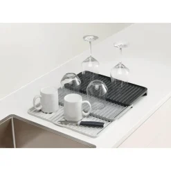 Joseph Joseph Tier Expandable Draining Mat - Grey