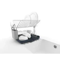 Joseph Joseph Y-Rack 2 Tier Dish Rack - Grey