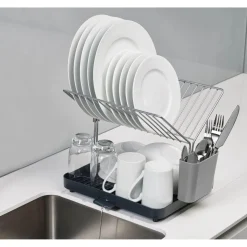 Joseph Joseph Y-Rack 2 Tier Dish Rack - Grey