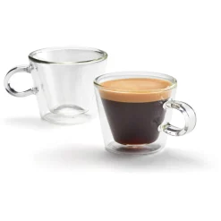 Judge Duo Double Walled 2-Piece Flare Espresso Glass Set - 75ml