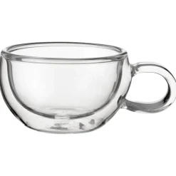 Judge Duo Double Walled 2-Piece Form Espresso Glass Set - 75ml