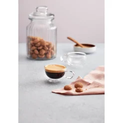 Judge Duo Double Walled 2-Piece Form Espresso Glass Set - 75ml