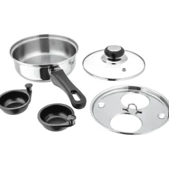 Judge Essentials Stainless Steel Egg Poacher - 2 Hole