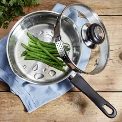 Judge Vista 18cm Stainless Steel Draining Saucepan