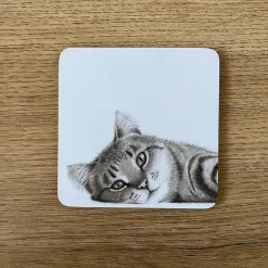 Katherine Sheard Coaster - Carter Cat