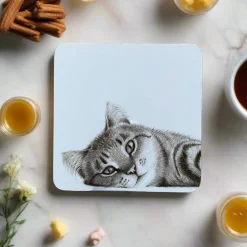 Katherine Sheard Coaster - Carter Cat