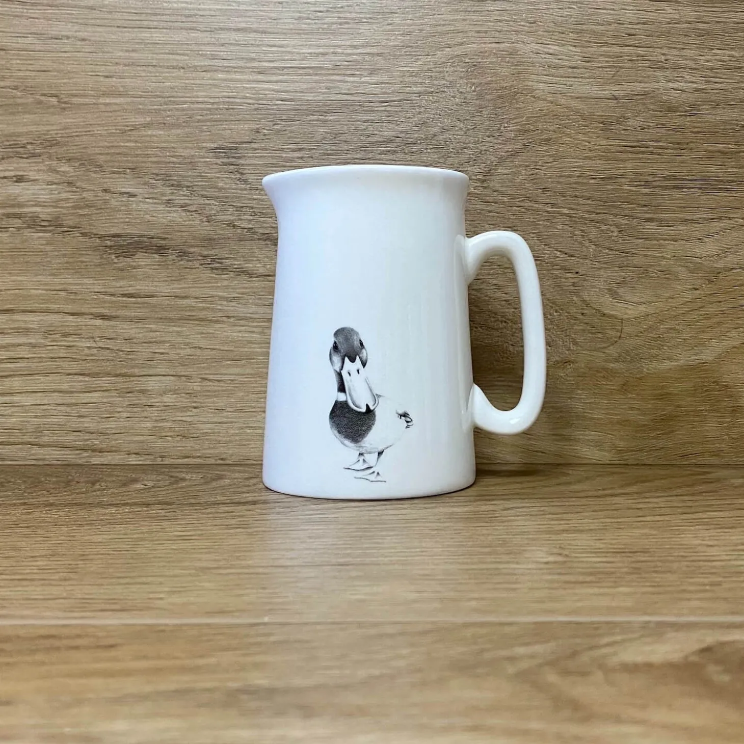 Katherine Sheard Fine China 1/2 Pint Jug - Duke Duck