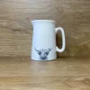 Katherine Sheard Fine China 1/2 Pint Jug - Bessie Moo & Mouse