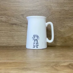 Katherine Sheard Fine China 1/2 Pint Jug - Sydney Sausage Dog