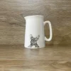 Katherine Sheard Fine China 1/2 Pint Jug - Stanley Frenchie