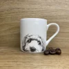Katherine Sheard Fine China Espresso Mug - Dino Cockapoo