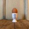 Katherine Sheard Fine China Egg Cup - Sidney Sausage Dog