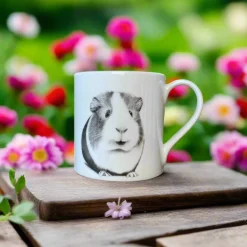 Katherine Sheard Fine China 380ml Mug - Ginny Guinea Pig