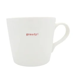 Keith Brymer Jones Large 500ml Bucket Mug - Greedy!