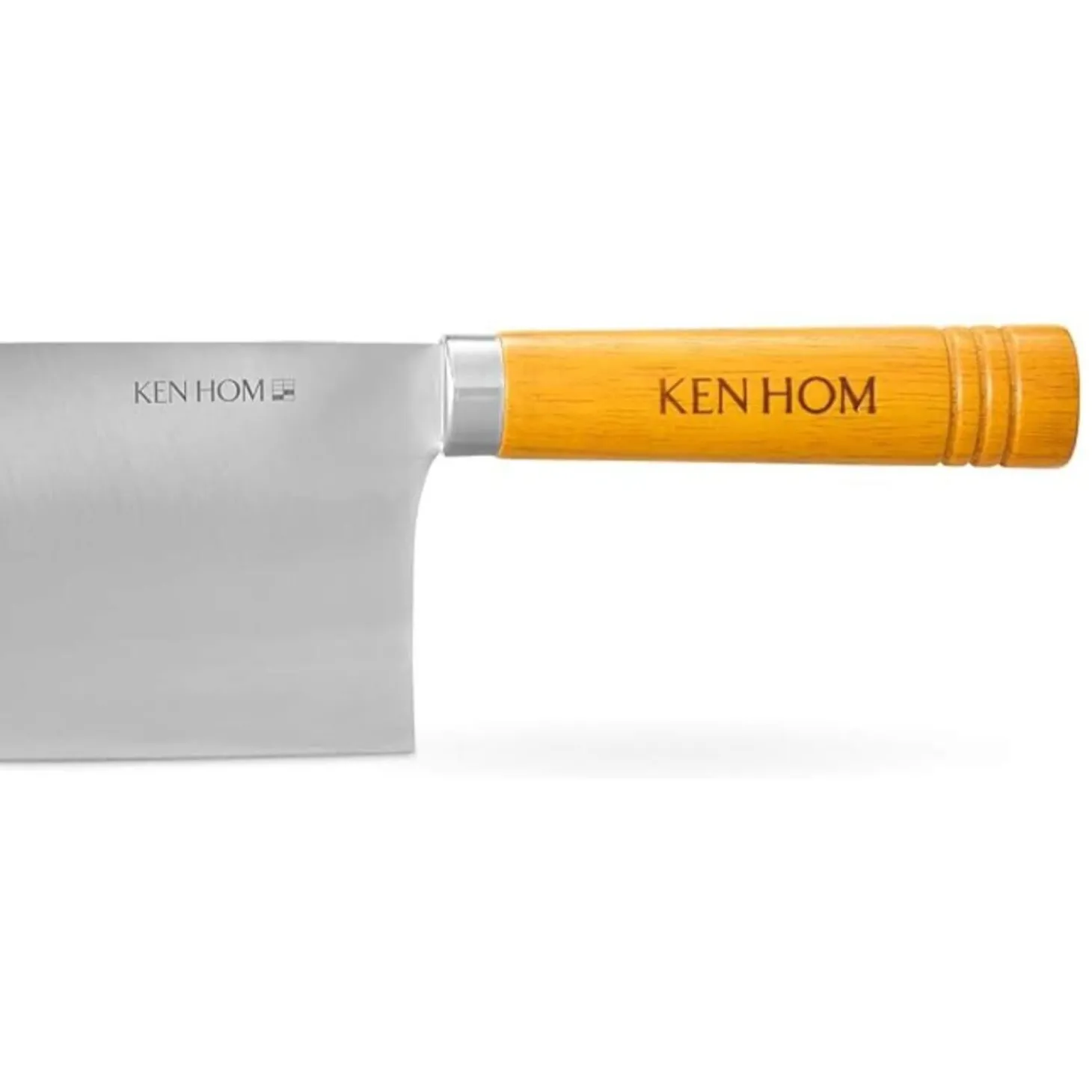 Ken Hom 18cm Stainless Steel Cleaver with Wooden Handle