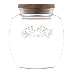 Kilner 2 Litre Universal Glass Jar with Acacia Lid