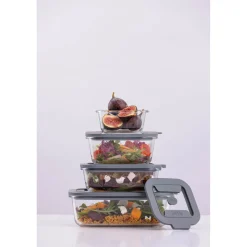 Kilner Fresh Storage Square Food Container - 0.8 Litre