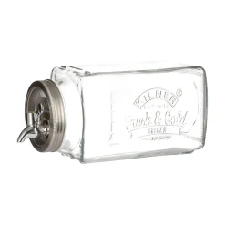Kilner Glass Fridge Drinks Dispenser - 3 Litre