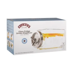 Kilner Glass Fridge Drinks Dispenser - 3 Litre