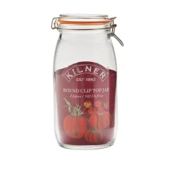Kilner Glass Round Clip Top Storage Jar - 2 Litre