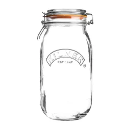 Kilner Glass Round Clip Top Storage Jar - 3 Litre