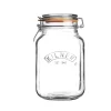 Kilner Glass Square Clip Top Storage Jar - 1.5 Litre