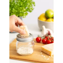 Kilner Glass Storage Jar with Grater Lid - 250ml
